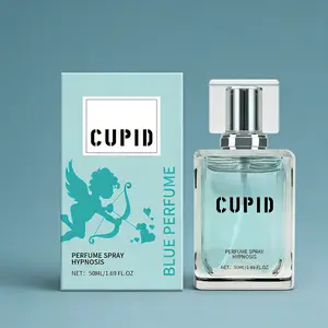 Cupid Blue Cologne Long Lasting Fresh Aquatic Clean Scent Magnetic Fragrance Light Soft Aroma Travel Size Portable Daily Wear Confidence Booster for Men Women