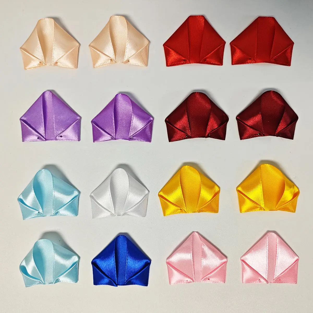 Ribbon Rose Petals, 100pcs Forever Eternal Flower Silk for DIY Bouquet Handmade Gift Materials for Handcrafters, Wedding Decoration, DIY Floral Decoration, Bouquet Decorations, DIY Artificial Rose, for Fake Flowers