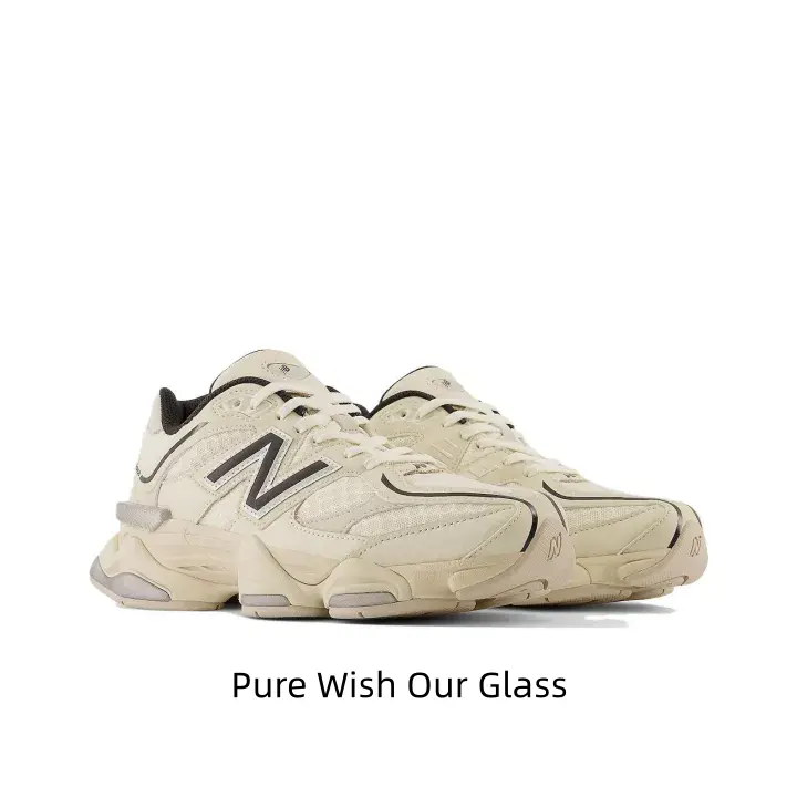 Neutral Off White Vintage Retro Athletic Trainers Soft Fuzzy Suede Breathable Hollow Mesh Upper Monotone Layered Foam Platform Outsole Daily Trend Athleisure Shoes