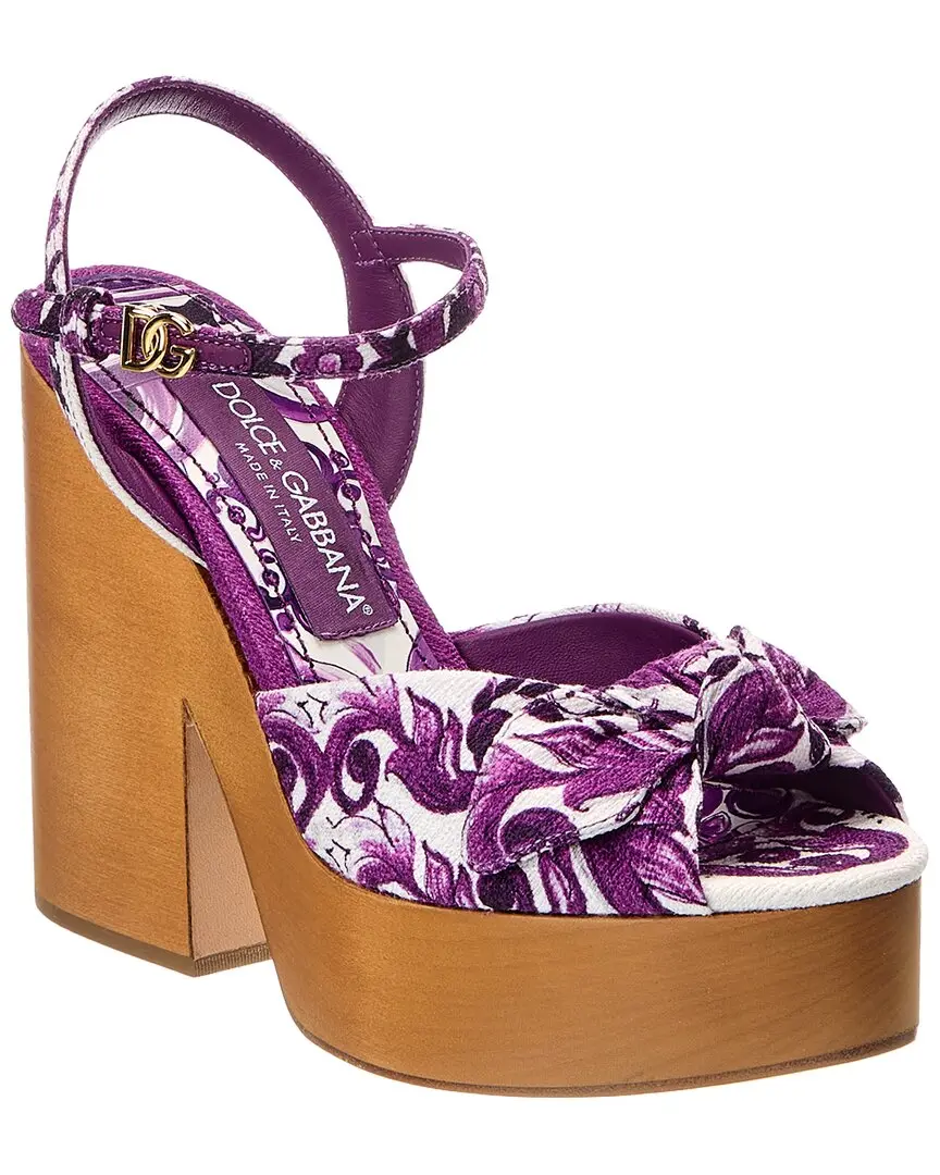 Dolce & Gabbana Canvas Sandal