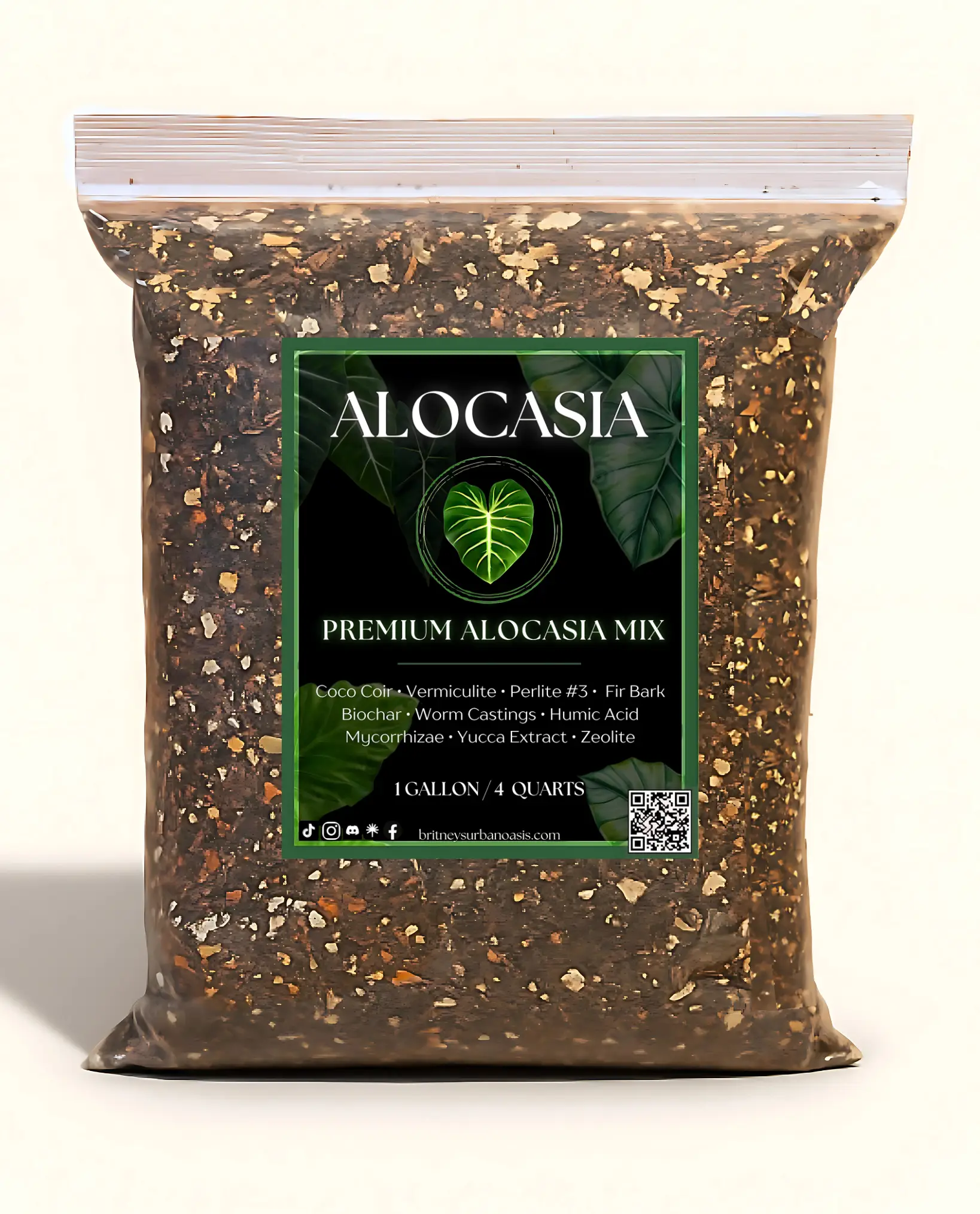 Alocasia Mix — Moisture-Balanced, Aerated Soilless Potting Mix