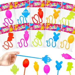 20 Pack Easter Sticky Hands Toys Gifts for Kids, Easter Egg Fillers Party Favors for Toddlers,Non Candy Easter Basket Pinata Goodie Gift Bags Stuffers,Classroom Prizes Treats Essentials for Boys Girls