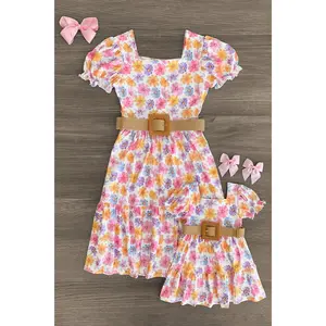 Mom & Me - Colorful Daisy Dress