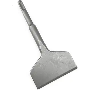 3" x 6.5" Concrete Tile Thinset Scaling Chisel SDS-Plus Shank Thinset Tile Scraper Flat Wide Chisel Bit Floor Scraper Works with SDS+ Rotary Hammers and Demolition Hammers