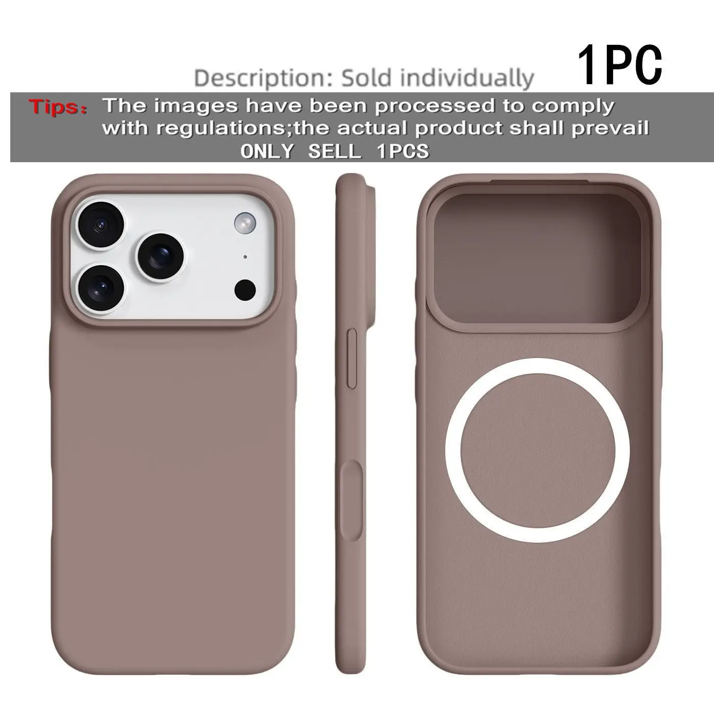 1 piece BASE MORE COVER ultra-thin magnetic liquid silicone Protective iPhone Phone case, Smartphone Protector, Soft touch, soft edge wrapping, matte soft shell case, Skin-friendly texture, Suitable for Apple iPhone 17 Pro Max/16/15/14/13 P