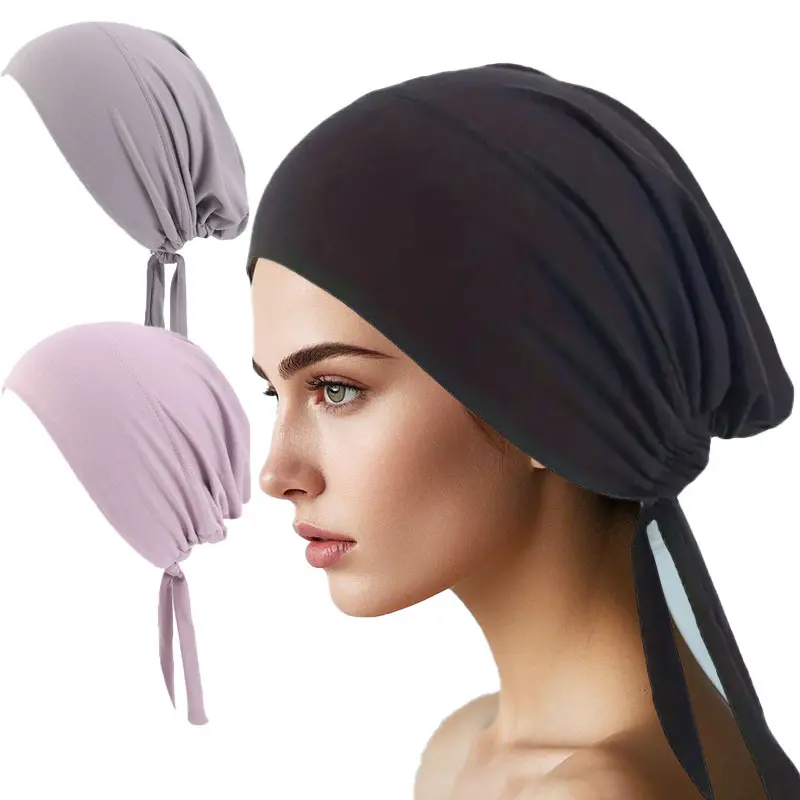 Unisex 2-Piece Beanie Hat Set, Lightweight Casual Solid Woven Polyester, 1 Size Stretch Fit, 2pcs:Black+Grey, Dry Clean & Hand Wash Only