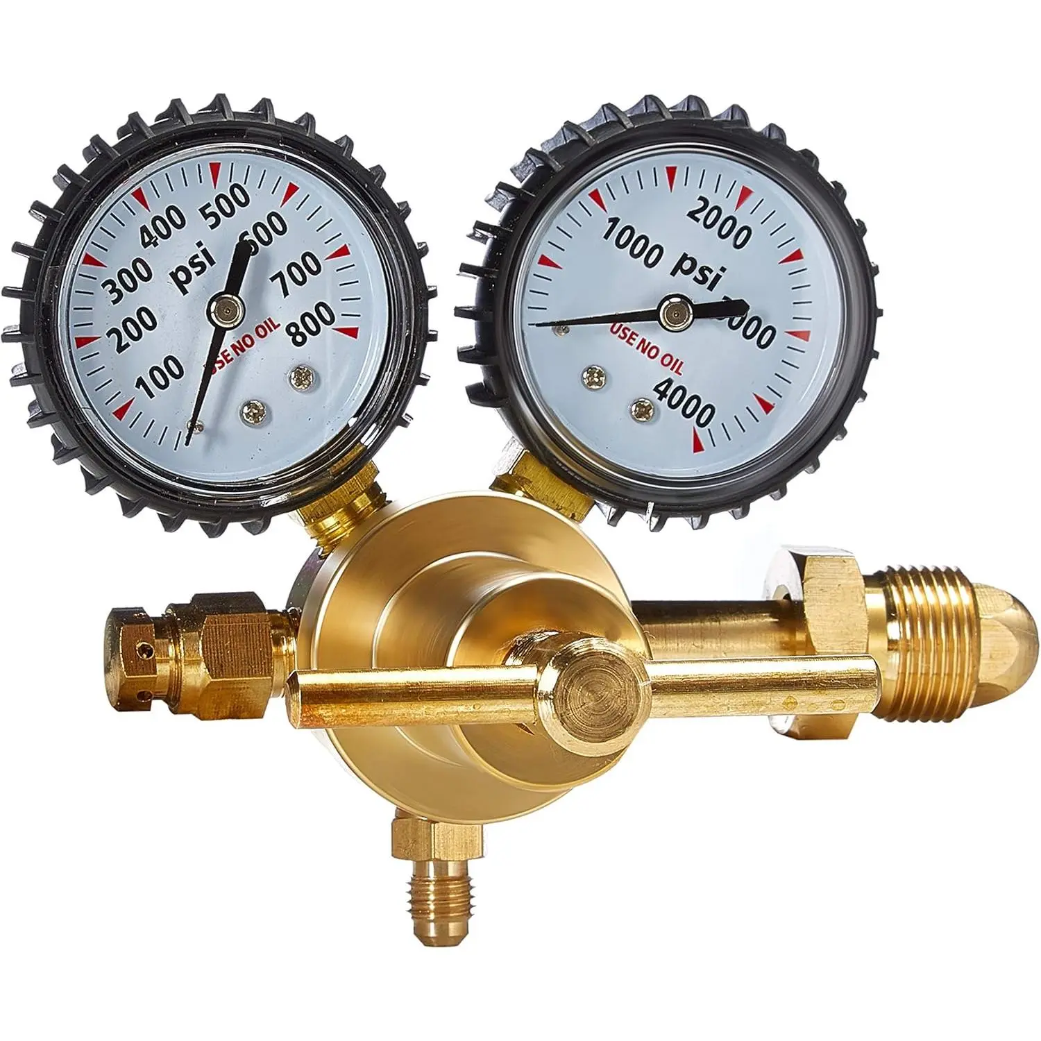 Nitrogen Regulator HVAC LIFETIME  Warranty 0-600PSI Delivery  - Brazing Purging Testing - CGA580 Inert Gas Helium Argon