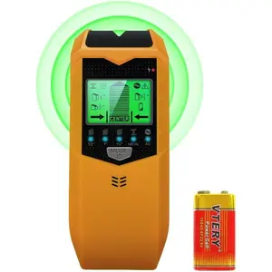 Stud Finder Wall Scanner, 5 in 1 Stud Detector with HD LCD Display for Center and Edge of  Metal AC Wire