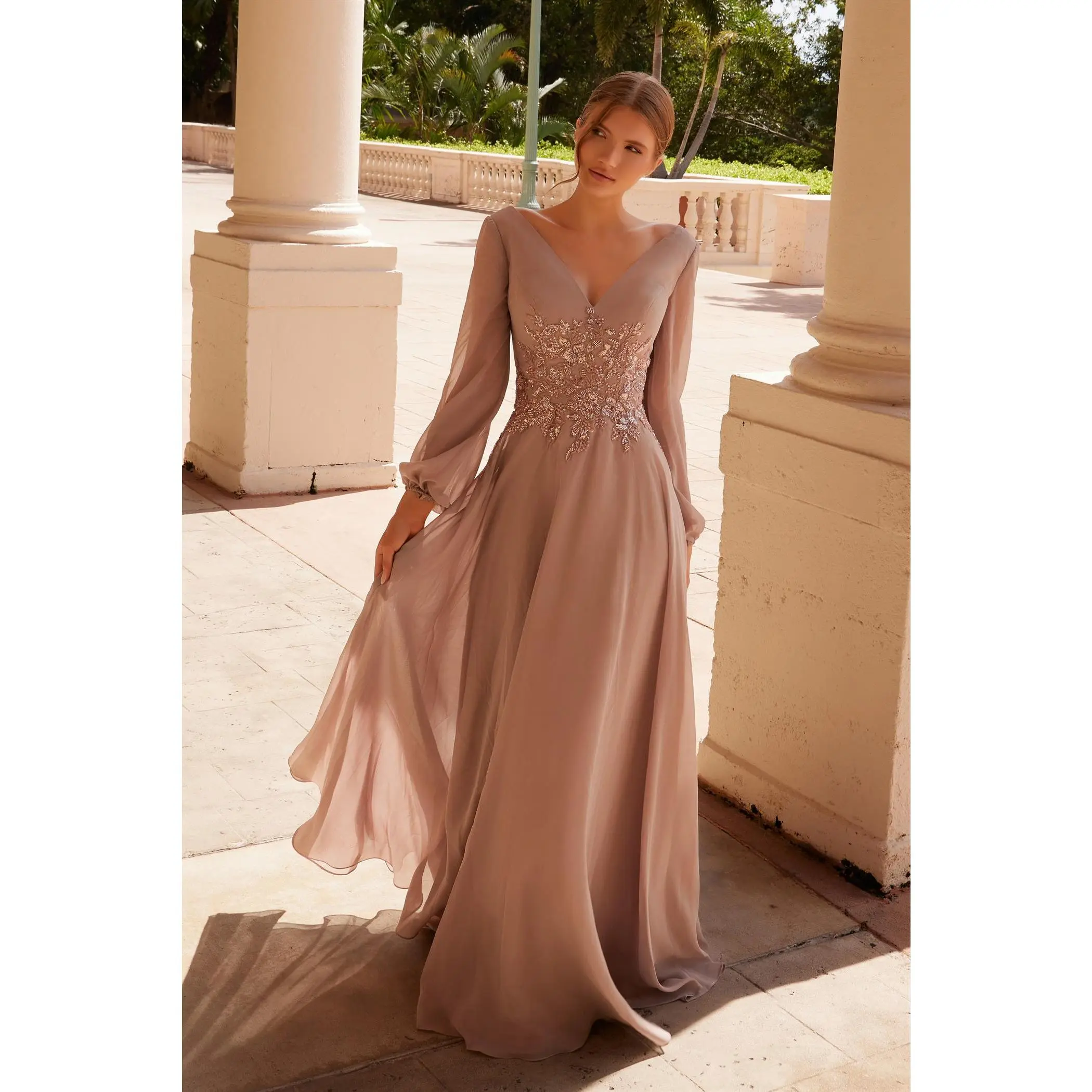 Chiffon Long Dress