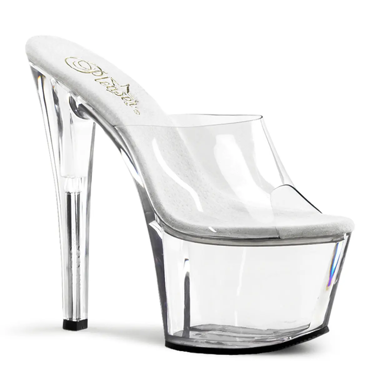 7 Inch Heel SKY-301 Clear