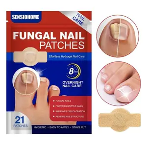 Nail care patches, powerfully treat toenail fungus, repair damaged nails overnight, fungal nail patches, discoloring nails, nail care patches, suitable for solving fungal nail and other nail problems.