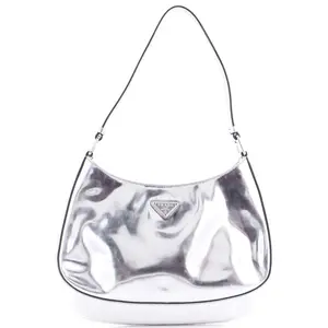 Pre-owned PRADA Patent Leather Shoulder Bags Cleo Shoulder Bag Spazzolato Leather Medium by Rebag