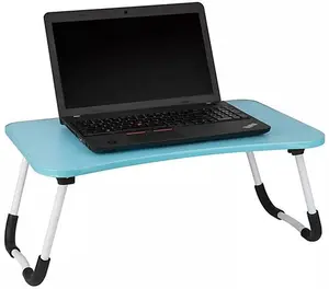 Portable Foldable Lap Desk with Fold‑Up Legs and Device Slot -- 15.25'' x 23''
