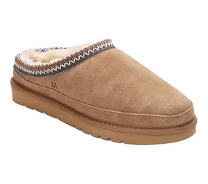 Mykos Men's Premium Suede Clog Slippers - Jaden