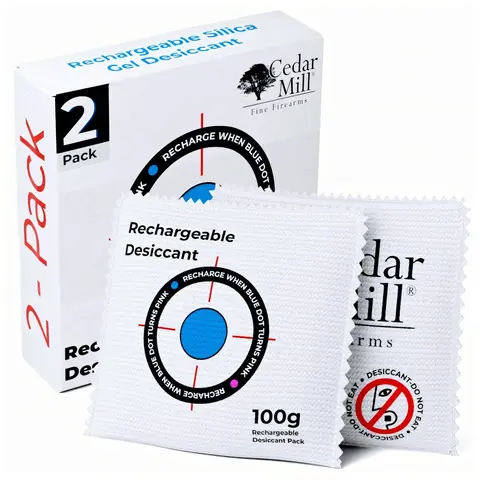 Rechargeable Dehumidifier, 100g – 2 Pack.