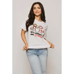 Me Or Him - Bobby Jack Unisex T-Shirt - White