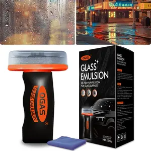 Car Handheld Oil Film Remover Cream – Instantly Removes Windshield Oil Film, Streak-Free Glass Decontamination Cleaner, Restores Crystal Clear View, Portable 100g for Auto & Home