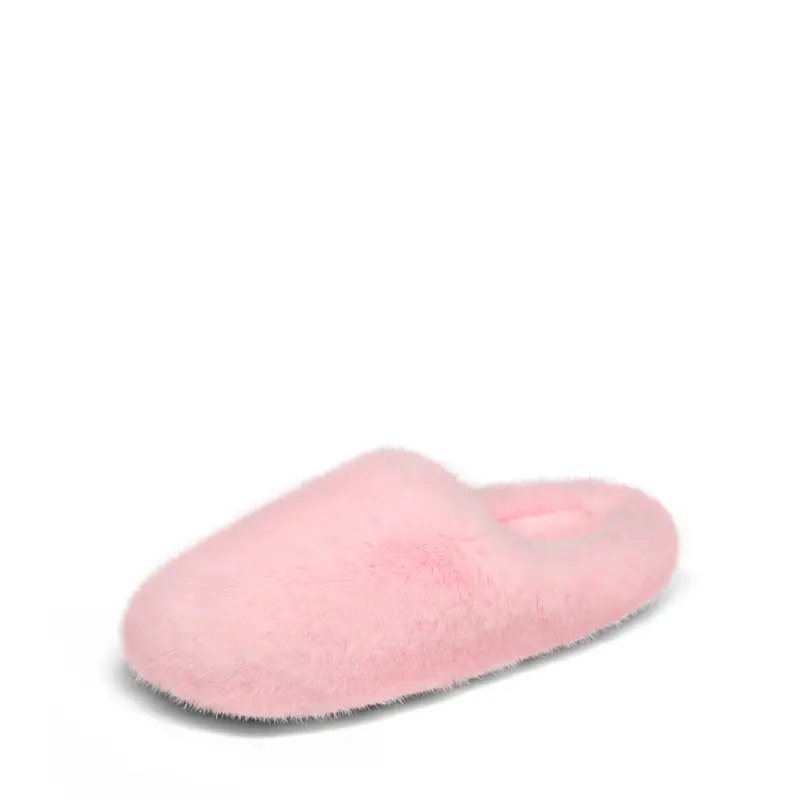Dream Pairs Women's Slippers, Plush Faux Fur Lined Slip-On Moccasins with Memory Foam, Round Toe and Flexible Rubber Sole, Footwear, 10Mm, Slippers For Women, Indoor Wear, Machine Wash, Slide, House, Casual Mocs, Cushioned, Lightweight, House Slippers