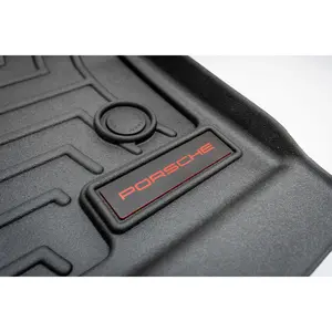 Porsche Logo Emblem for Weathertech All Weather Floor Mats (Single) - Porsche 911 Cayman Cayenne Boxter Macan Taycan