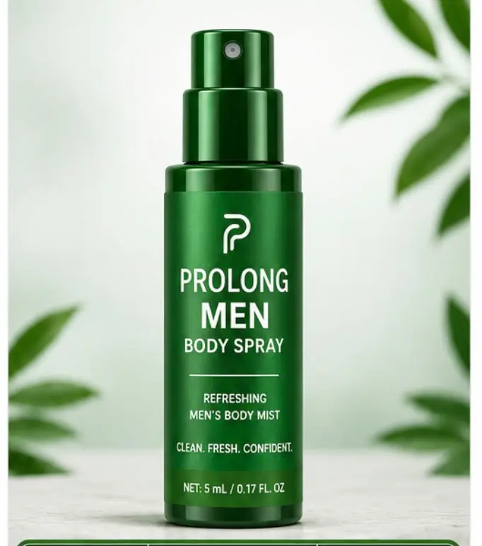 Men's Intimate Care Refreshing Moisturizing Body Spray for Daily Personal Use