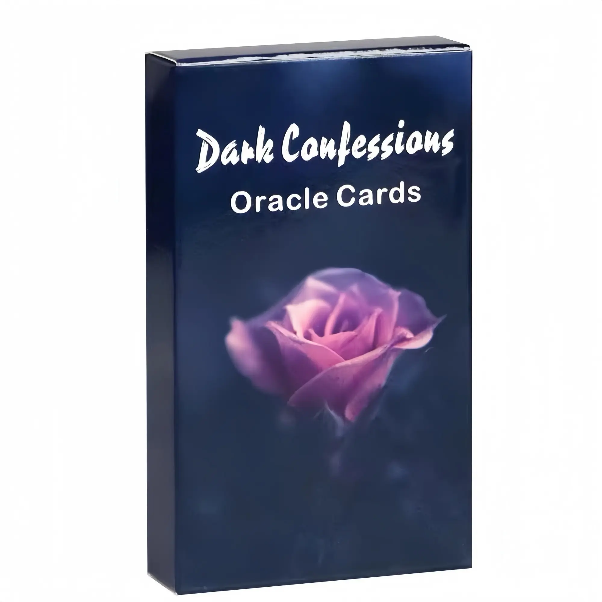Dark Confessions Oracle Cards, 50pcs/box Romantic Rose Pattern Themed Card Game, Family Party Entertainment Game Card, Card Games For Families, Relationship Card Games, Fun Card Game for Teens & Adults, Tarot Card Game, Durable Tarot Cards
