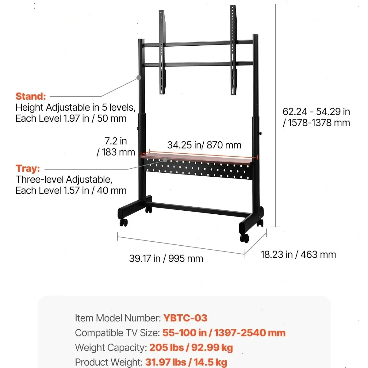 Double Bracket【One-Layer Tray】