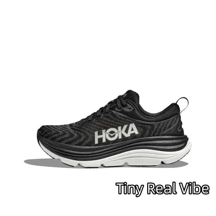 Minimalist Black Cushion Leisure Footwear | 3D Wave Breathable Surface | Curved Layered Shock Dampening Sole | Fits Daily Errands & Low-Stress Outdoor Trekking | Delivers Even Pressure Distribution For All Gait Types