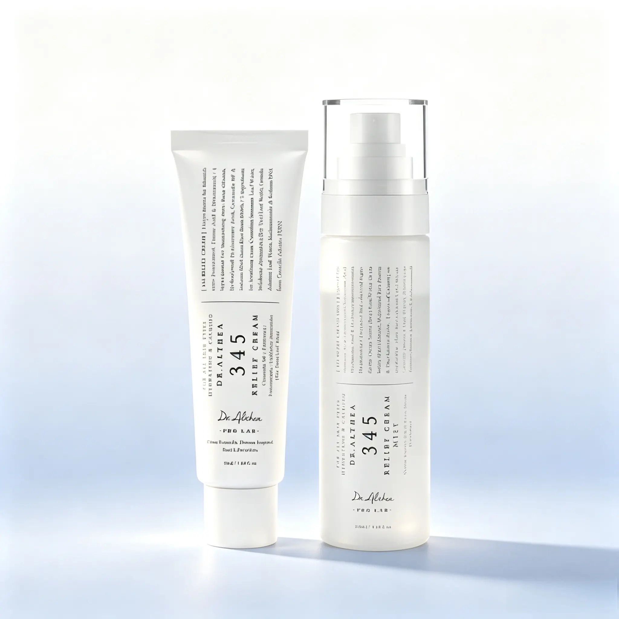 [Dr.Althea] 345 Relief Cream & Mist Duo - Soothing Cream for Deep Hydration and Moisture Balance Dual-Layer Cream Mist to Lock In Moisture Suitable for all skin types