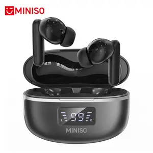 MINISO X50 Bluetooth Headphones True Wireless Earbuds 60H Playback LED Power Display Earphones IPX5 Waterproof in-Ear Ear buds with Mic