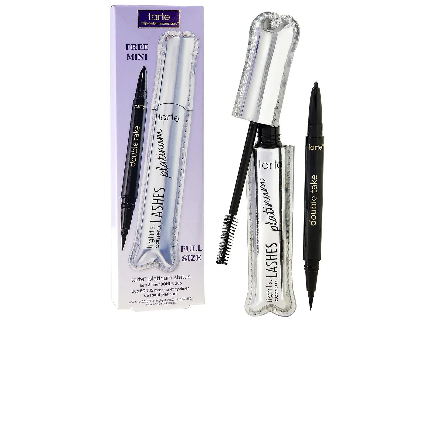 tarte Platinum Status Lash & Liner Bonus Duo tarte Platinum Status Lash & Liner Bonus Duo