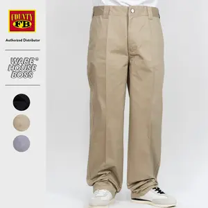 FB COUNTY Men's Kackies Work Pants FBCOUNTY Regular Fit  Pants Work Uniform Original Fit Casual Hip Hop Harem