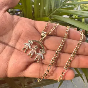 2 ninas 1 Nino Female necklace