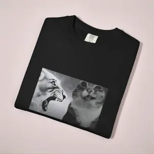 Wacky Cat T-Shirt | Black & White