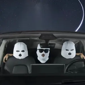 Universal Car Headrest Cover Set, Fun and Quirky Design, and Options, Comfortable Fit for All Seats, Easy Installation, Car Interior Accessory