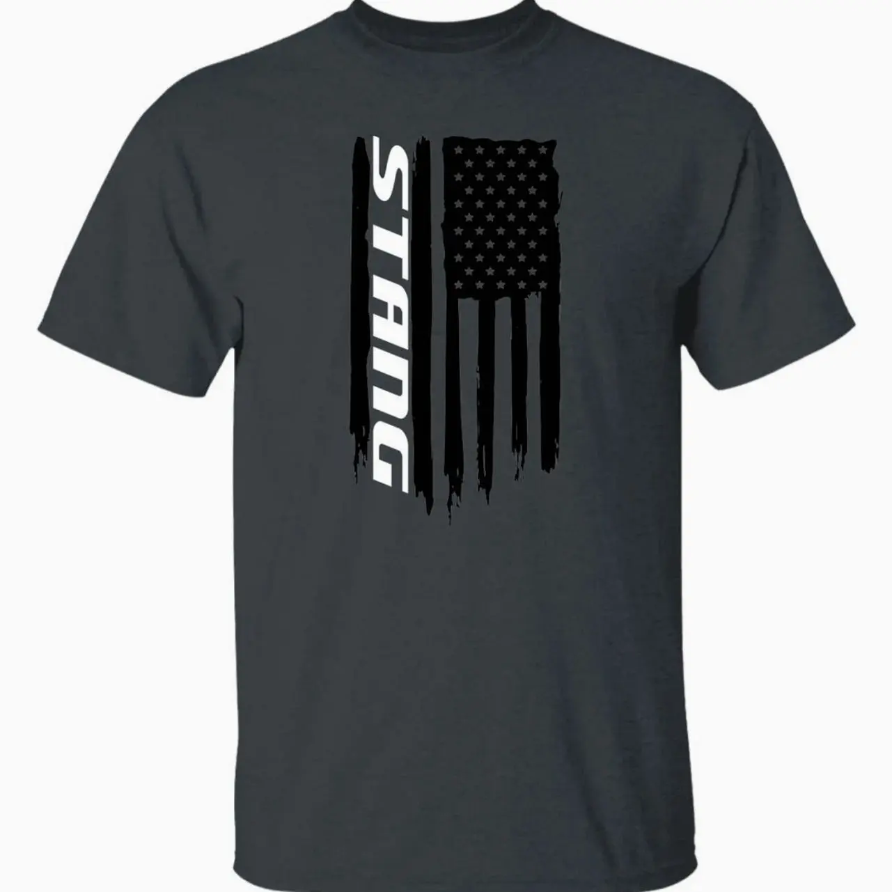 Stang S550 S197 SN95 Foxbody American Flag USA T-Shirt Sweatshirt Hoodie, Car Enthusiast and Fans Gift