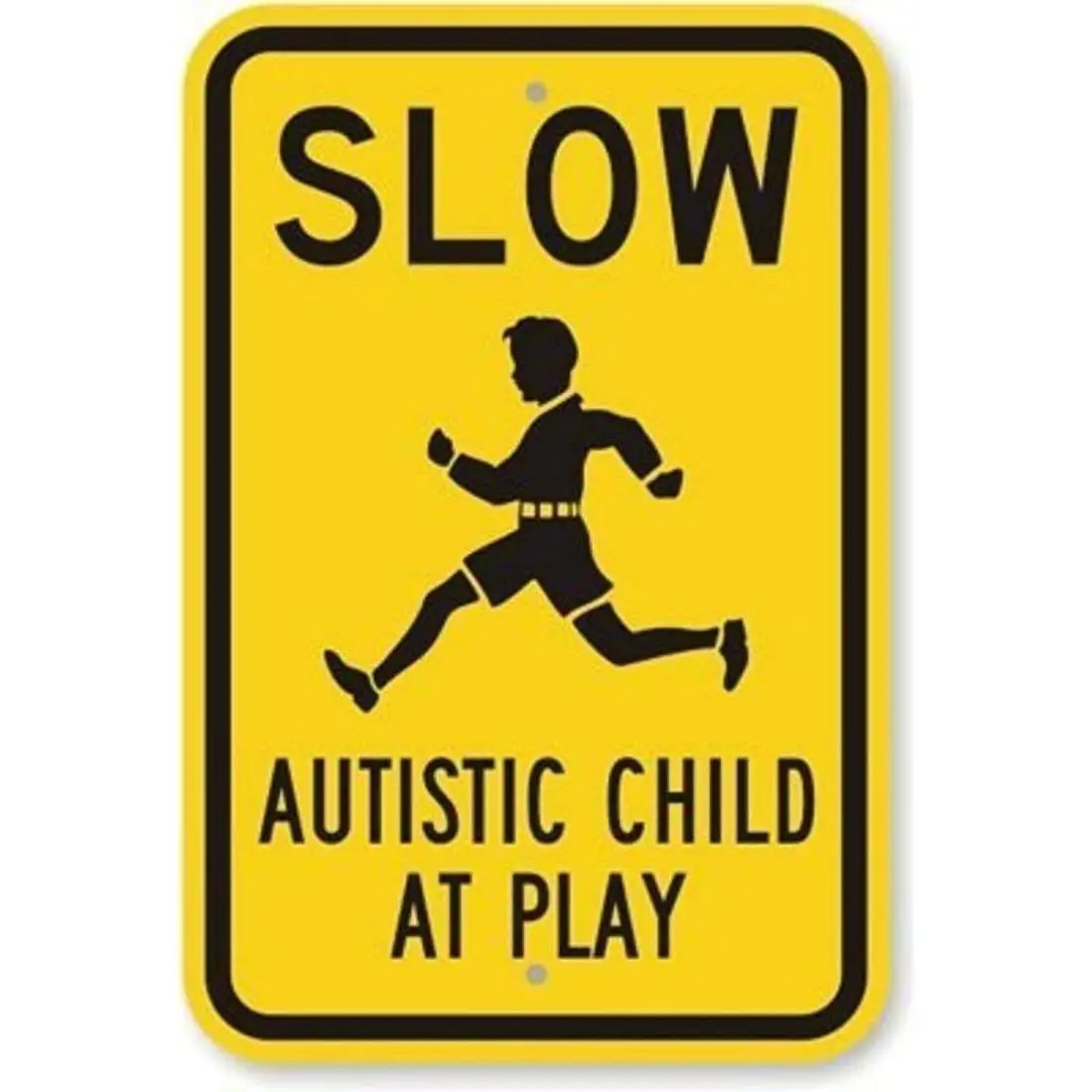 Autism Awareness Reflective Aluminum Sign, 8x12 Inch, High-Quality Engineering Grade Material Decorative Sticker, Sticker Decals, Custom Sticker, Decals Stickers, Ideal for Autism Support & Sensory Play