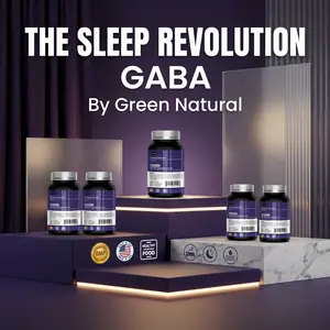 2026 Formula upgrade: G-aminobutyric acid 100 mg + natural main ingredient extract—stress relief/sleep aid—without melatonin—60 capsules