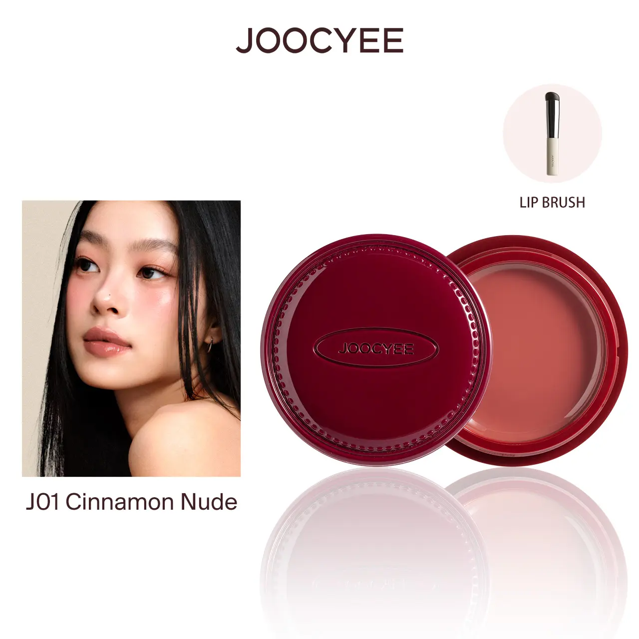 JOOCYEE Lip & Cheek Balm, Moisturizing Sheer Formula for Glowing Makeup, For All Skin Types, 6g campingessentials, Lip Gloss