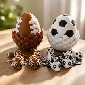 Sports Dragon Egg Set – Room Decor & Desk Display – For Baseball Fans, Gamers & Collectors – Creative Gift for Teens, Men, Coworkers on Birthdays & Holidays outdoorfun