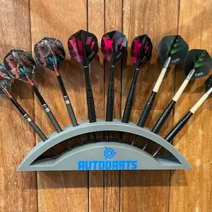 1 PC Wall-Mounted Dart Display Rack - Suitable for Living Room/Bedroom/Study/Bar Counter | Ideal Dart Storage Organizer, Perfect Gift for Halloween/Christmas, Display Holder