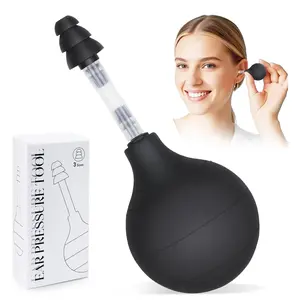 Ear Pressure Relief Device, Natural Migraine and Headache Relief Products, Comes with 3 Sizes of Earplugs – Great for Post-Flying Discomfort