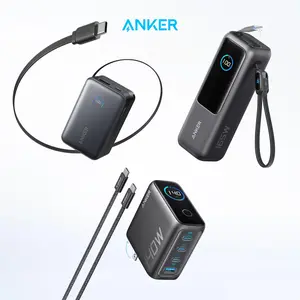 [Live Only]Anker Nano Power Bank, 10,000mAh Portable Charger and Anker 140W Laptop Charger, 4-Port Multi-Device Charging and ANKER 25000mAh 165W USB-C Power Bank