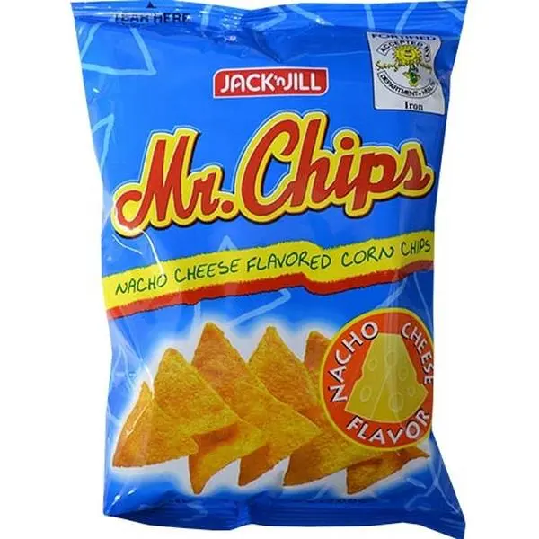 Jack 'N Jill Mr. Chips Nacho Cheese 100 g Snack Crunchy Jack 'N Jill Mr. Chips Nacho Cheese 100 g Snack Crunchy