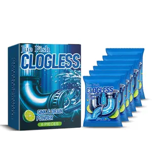 Drain Cleaning Powder Bathroom Pipe Cleaning and Unclogging Powder to Dissolve and Unblock Drain Pipes