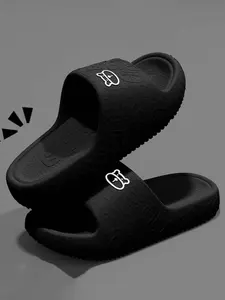 Women's Summer Indoor Home Cool Slippers, Dorm Outdoor Wear Comfortable Soft Sole Anti-Slip Toe-Exposed Slippers