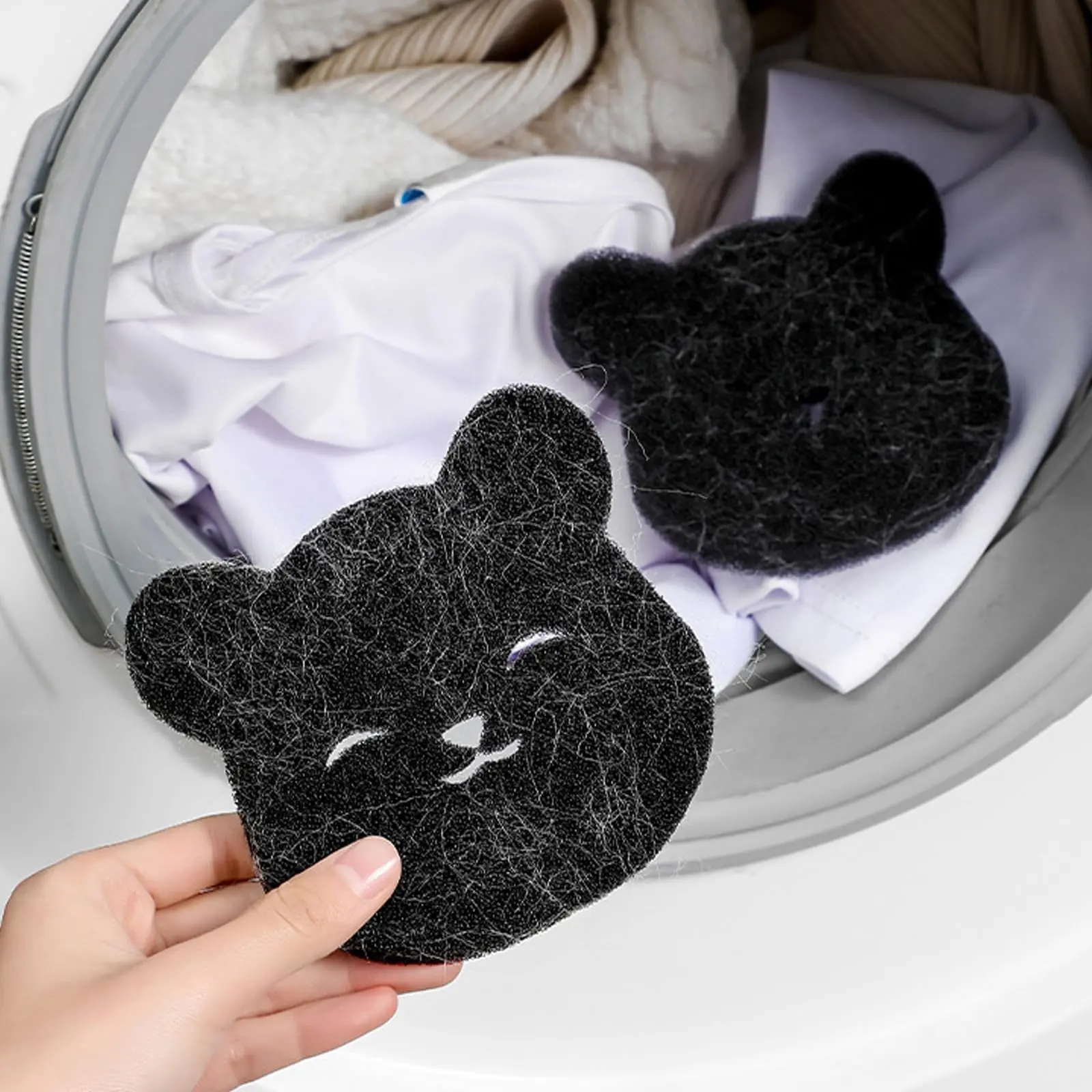 Washing Machine Hair Remover, 2/4/8/12pcs Reusable Pet Hair Catchers, Laundry Balls, Removes Pet Fur, Hair and Lint from Clothes & Laundry, Laundry Products, Laundry Accessories, Home Goods