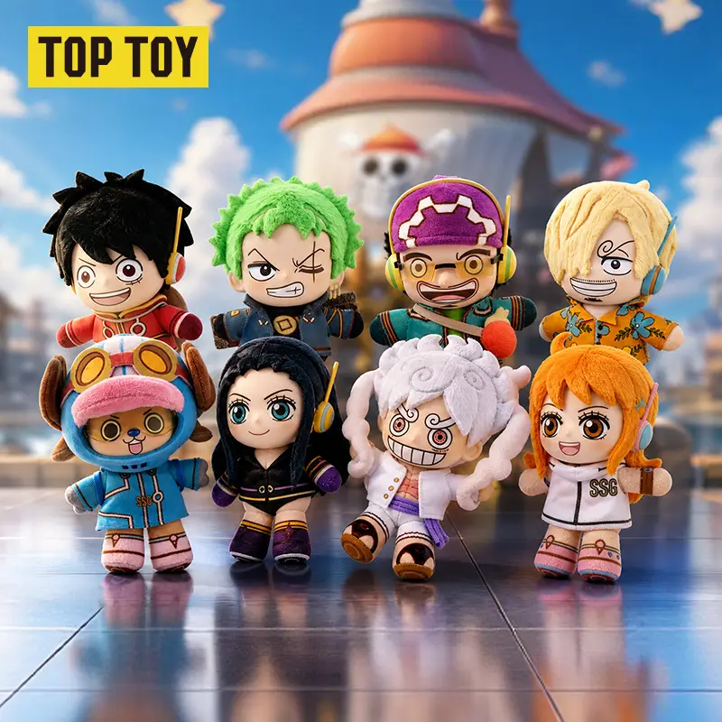 TOPTOY One Piece Egghead Arc  Series Plush Mation Blind Box, Authentic Manga Merchandise - Vivid Luffy & Zoro Details, High-Quality Collectible  tiktokshopbacktoschool