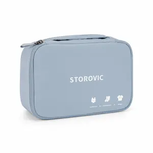 STOROVIC Small Travel Organizer Bag, 5L Water-Repellent Packing Cube for Underwear, Socks, Toiletries, Makeup & Suitcase Storage