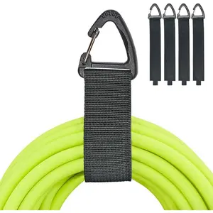 Extension Cord Holder Organizer(4 Pack L), Extension Cord Hanger for Garage Organization and Storage, 16-Inch Heavy Duty Storage Straps, Garage Gadgets for Men
