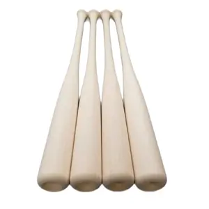 4 Pack AP5 Model Wood Baseball Bat Maple Game Ready Cupped